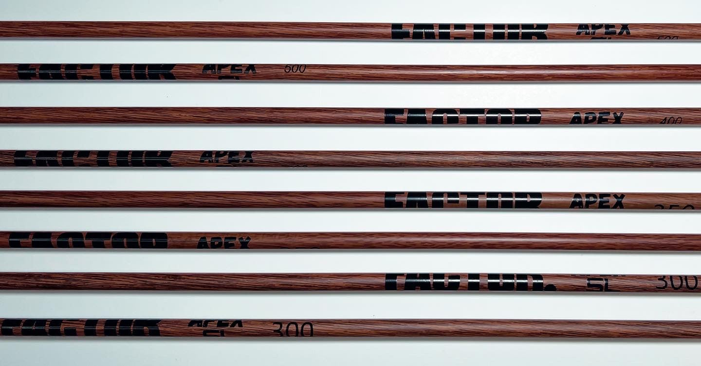 APEX SL (5mm/.204"ID Small Diameter Arrow Shaft - Unfletched)