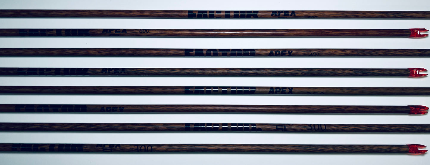 APEX SL (5mm/.204"ID Small Diameter Arrow Shaft - Unfletched)
