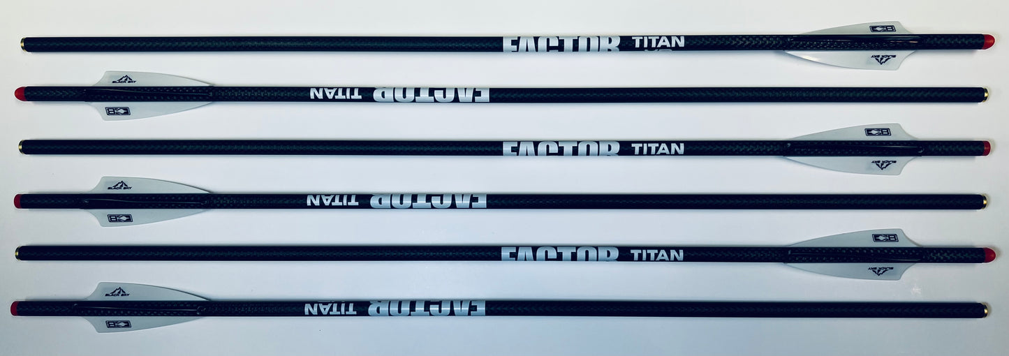 TITAN XB (Crossbow Bolts - Premium Hand-Fletched)
